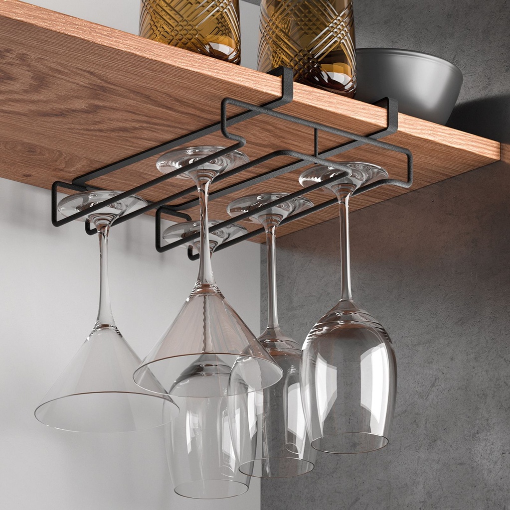 Gläserhalter Gläserschiene Schrankeinsatz