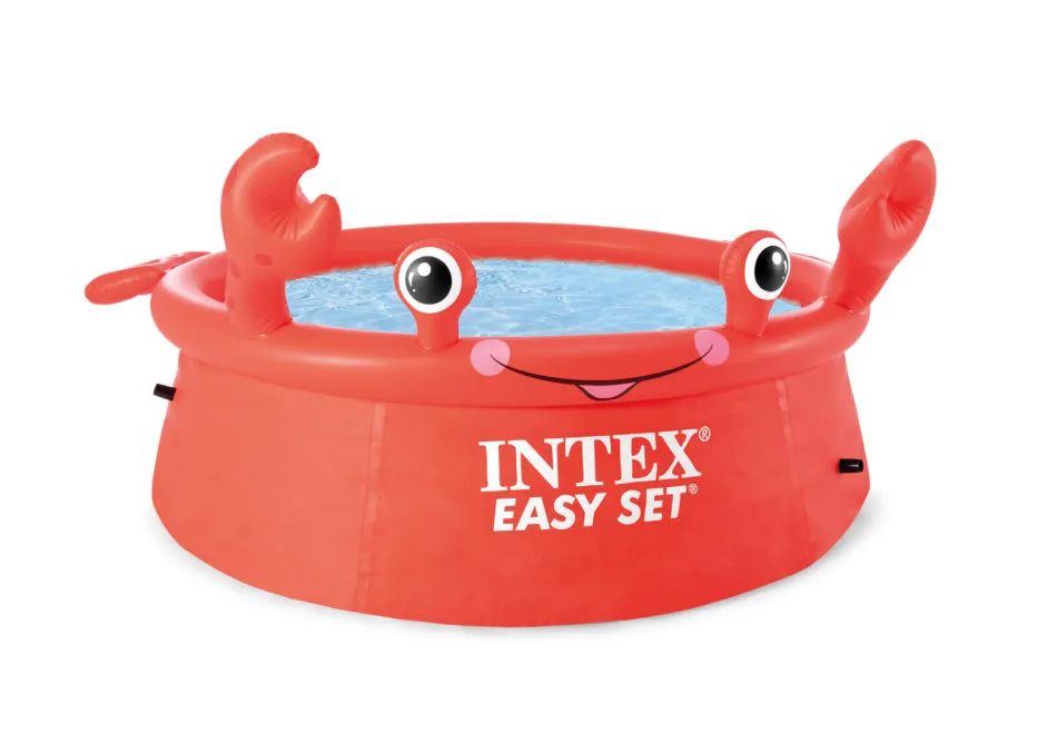 Intex Easy-Set Pool Happy Crab, ca 880 l / 183 x 51 cm