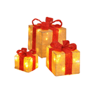 Weihnachtsdekoration Set Deko Schneemann und beleuchtete Geschenkboxen – Galeriebild 3, Artikelnummer 13011