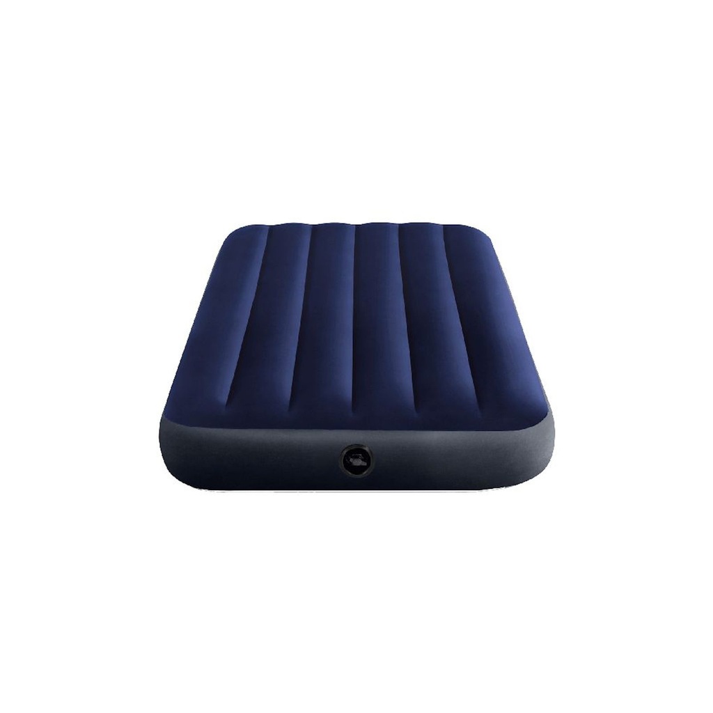 INTEX Luftmatratze Classic Downy 1-Personenbett Blau Luftbett Gästebett – Galeriebild 1, Artikelnummer 16344