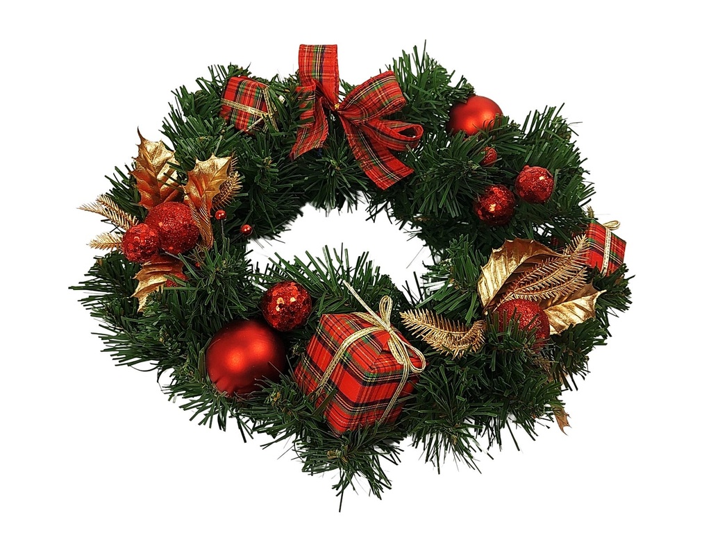 Adventskranz Ø30cm Kunstkranz – Galeriebild 4, Artikelnummer 16000
