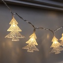 LED Lichterkette Tannenbaum mit 10 warmweißen LEDs Länge 90cm Innen – Galeriebild 1, Artikelnummer 18289