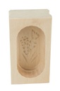 Butterform eckig mit Enzian aus Ahorn Holz Buttermodel – Galeriebild 1, Artikelnummer 1717