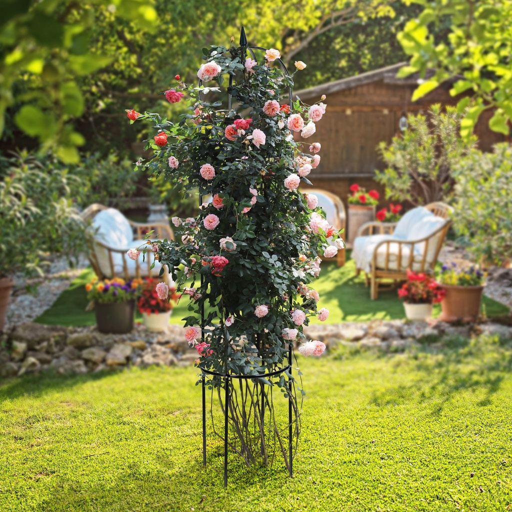 Rankhilfe Rankgitter Rosensäule Rosenbogen Rosenhilfe Pergola – Galeriebild 6, Artikelnummer 3557