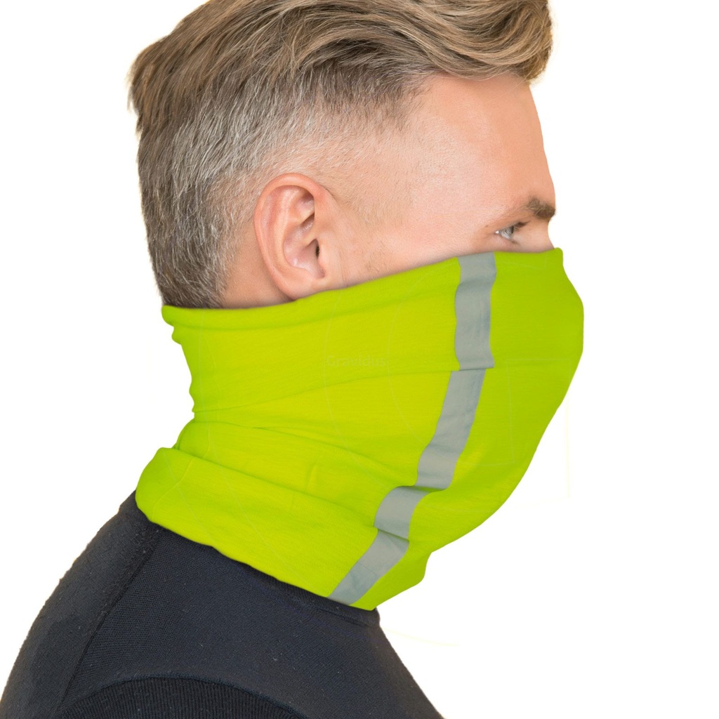 Multifunktionstuch "Safety" mit Reflektorstreifen – Galeriebild 8, Artikelnummer 17530