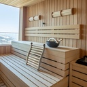 Rückenlehne ergonomische S-Form Sauna Saunazubehör Holz – Galeriebild 1, Artikelnummer 1509