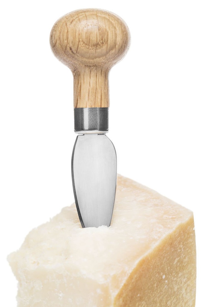 Käseschneider Käsemesser Edelstahl & Eichenholz 3er Set – Galeriebild 5, Artikelnummer 13127