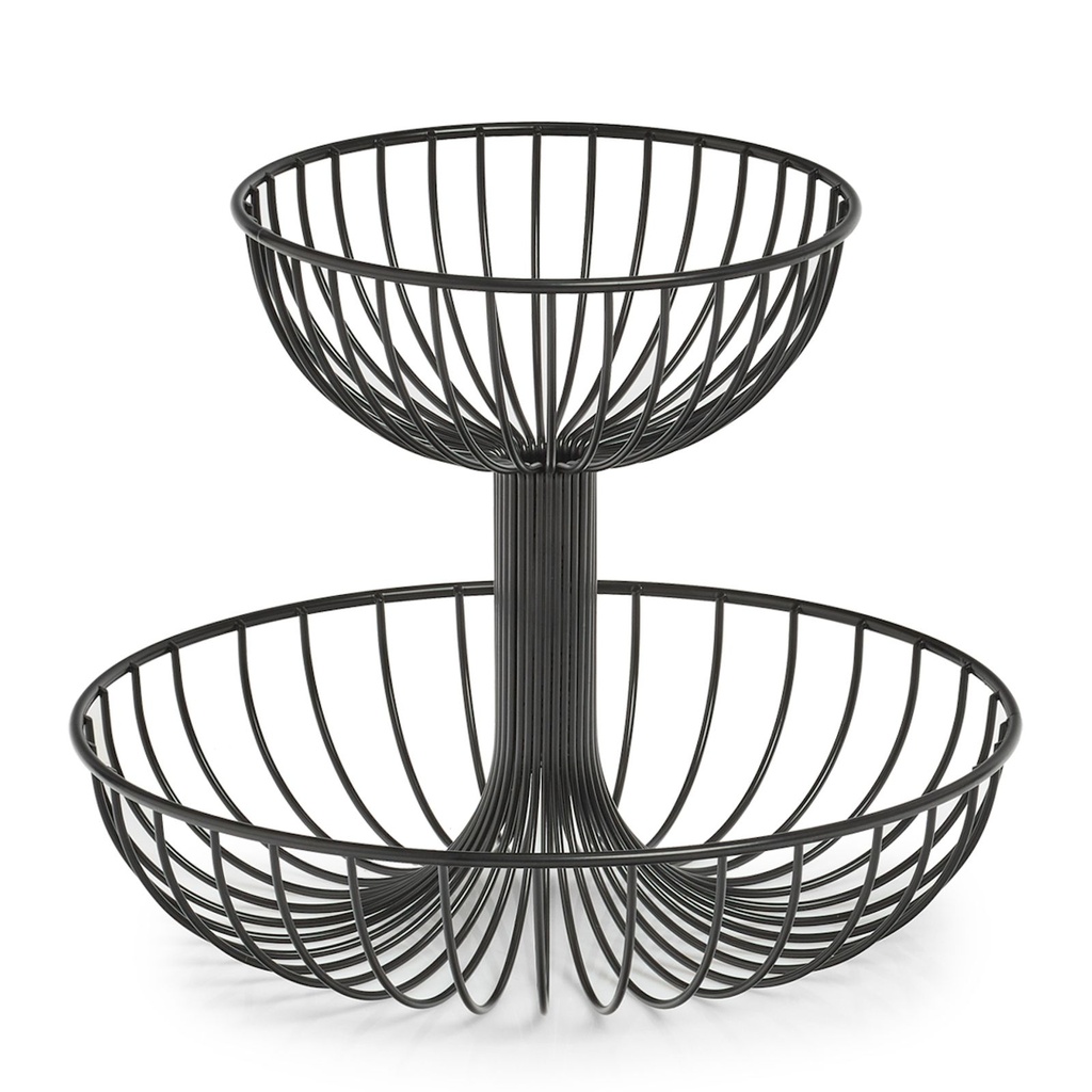 Zeller Obst Etagere 2 Etagen Metall