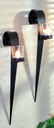Wandkerzenhalter 2er Set Metall – Galeriebild 1, Artikelnummer 2666