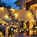 1000 LED Lichter auf Kunststoffrad für den Aussengebrauch, warmweiß – Galeriebild 1, Artikelnummer 18520