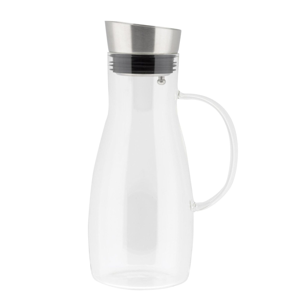 Wasserkaraffe mit Henkel 1,2 l mit Ausgießer, spülmaschinengeeignet – Galeriebild 3, Artikelnummer 18112