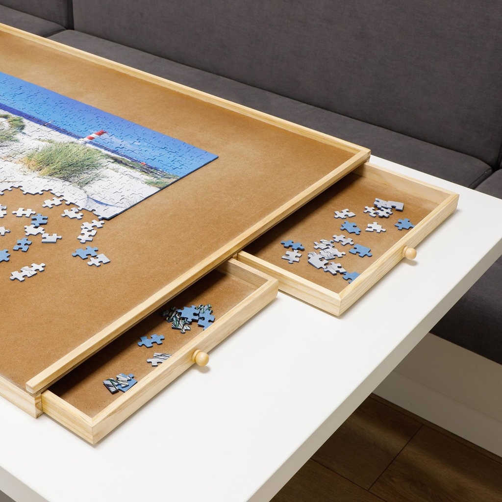 Puzzlebrett mit 4 Auszügen für 1500er Puzzle – Galeriebild 6, Artikelnummer 17873