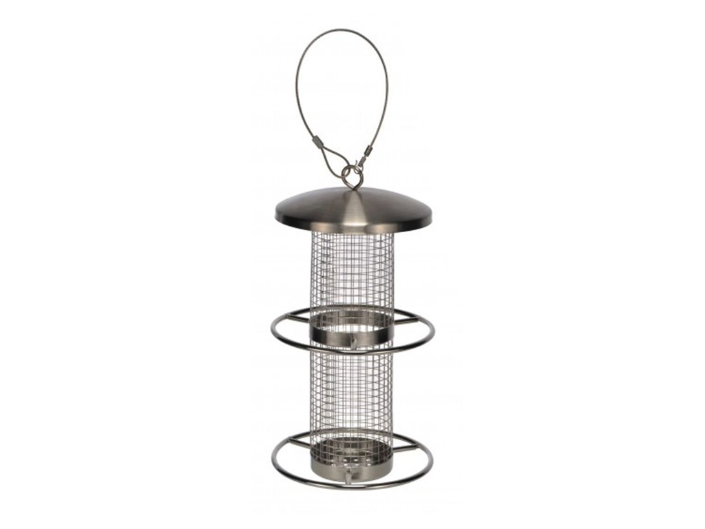 Edelstahl Vogelfutterstation Futterspender 2er Set – Galeriebild 1, Artikelnummer 15519