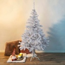 Weißer Weihnachtsbaum 150 cm künstlicher Tannenbaum 400 Spitzen