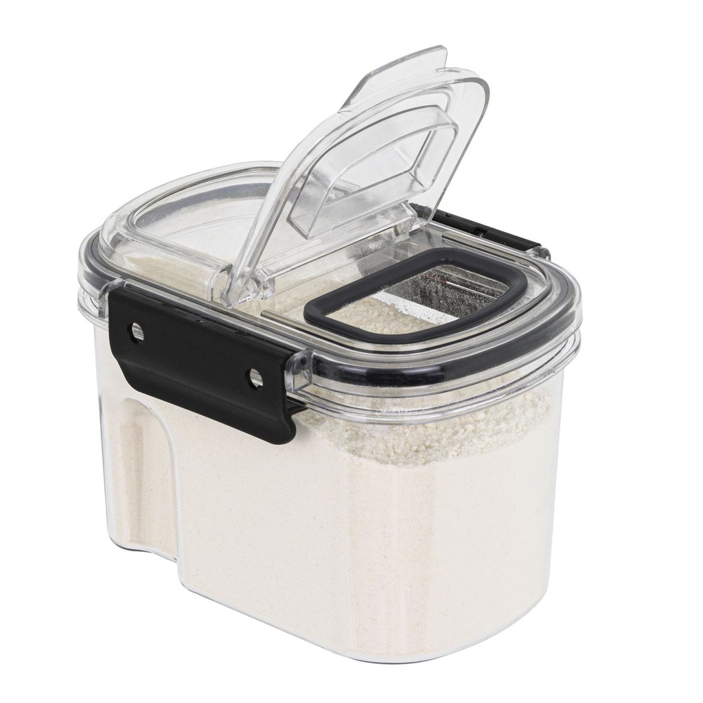 Streudose Vorratsdose Kunststoff 700 ml transparent mit Deckel – Galeriebild 3, Artikelnummer 18142