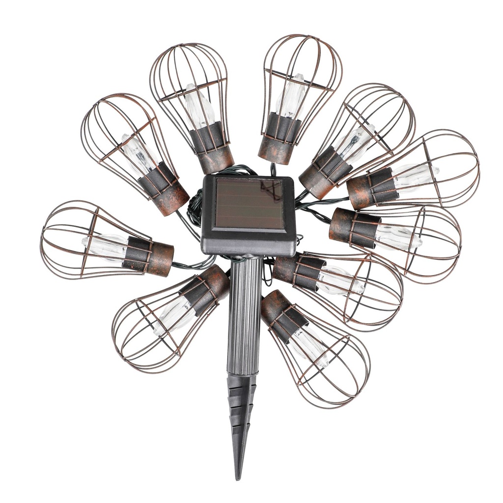 LED Solar Lichterkette 10 Lampen – Galeriebild 1, Artikelnummer 16313