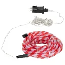 LED Lichterschlauch 6m, flexibel formbar rot / weiss – Galeriebild 1, Artikelnummer 18519
