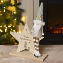 Weihnachtsdeko Set mit LED Baum, Lichterkette & Wichtel auf Holzstern – Galeriebild 3, Artikelnummer 18302