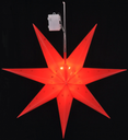 LED Weihnachtsstern mit Auto-Timer Adventsstern Leuchtstern Dekostern Stern Fensterdekoration – Galeriebild 2