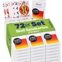 72er Set Skatkarten französisches Blatt 32 Spielkarten Kartenset – Galeriebild 1, Artikelnummer 2497