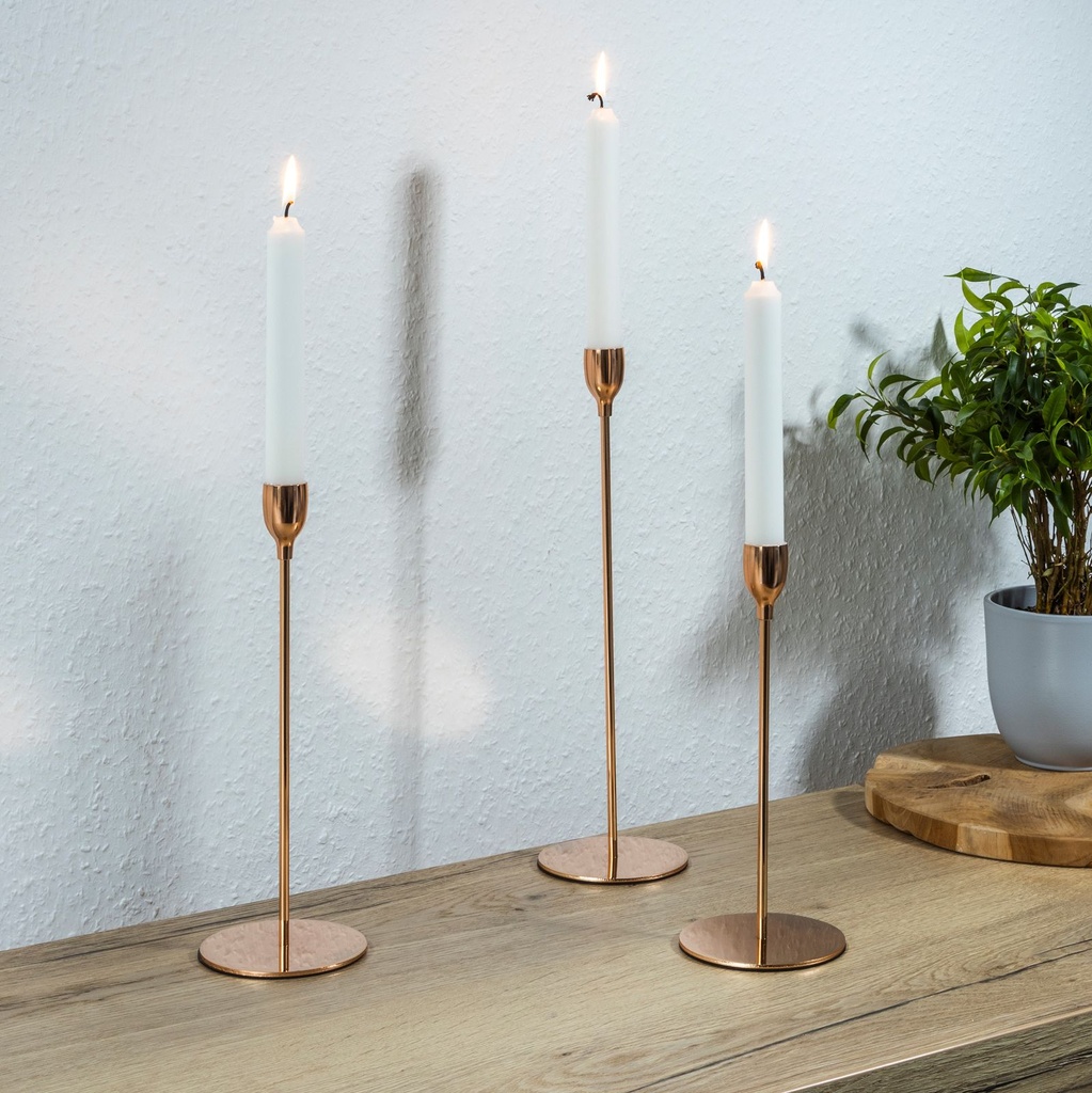 3er Set Kerzenhalter Tafelkerzenhalter – Galeriebild 2, Artikelnummer 15428