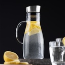 Wasserkaraffe mit Henkel 1,2 l mit Ausgießer, spülmaschinengeeignet – Galeriebild 1, Artikelnummer 18112