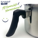 EDELSTAHL Milchkochtopf Kochtopf Milchtopf Topf Kuvertüre SYLT 1,5L – Galeriebild 5, Artikelnummer 2628
