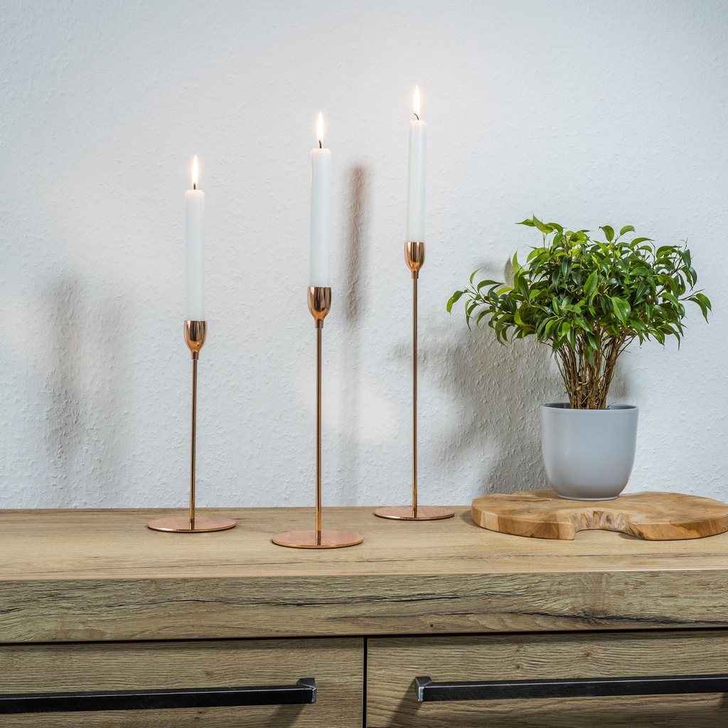 3er Set Kerzenhalter Tafelkerzenhalter – Galeriebild 3, Artikelnummer 15428