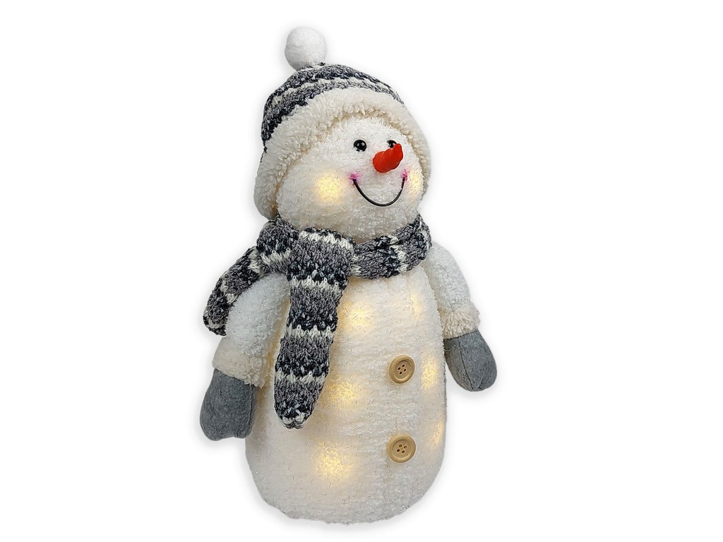 2er Set LED Deko Schneemann Papa und Sohn Weihnachtsdekoration beleuchtete – Galeriebild 1, Artikelnummer 16139