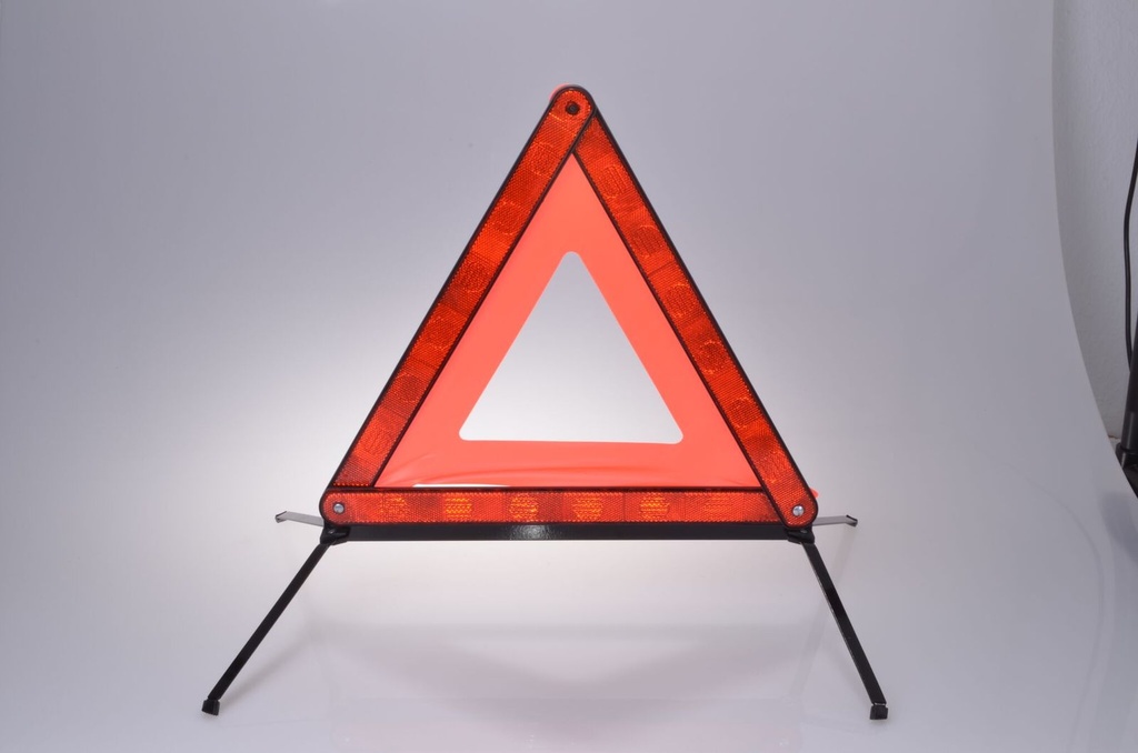 Warndreieck Dreieck Notfall Panne Euro Mini mit Kunststoffköcher – Galeriebild 1, Artikelnummer 9783