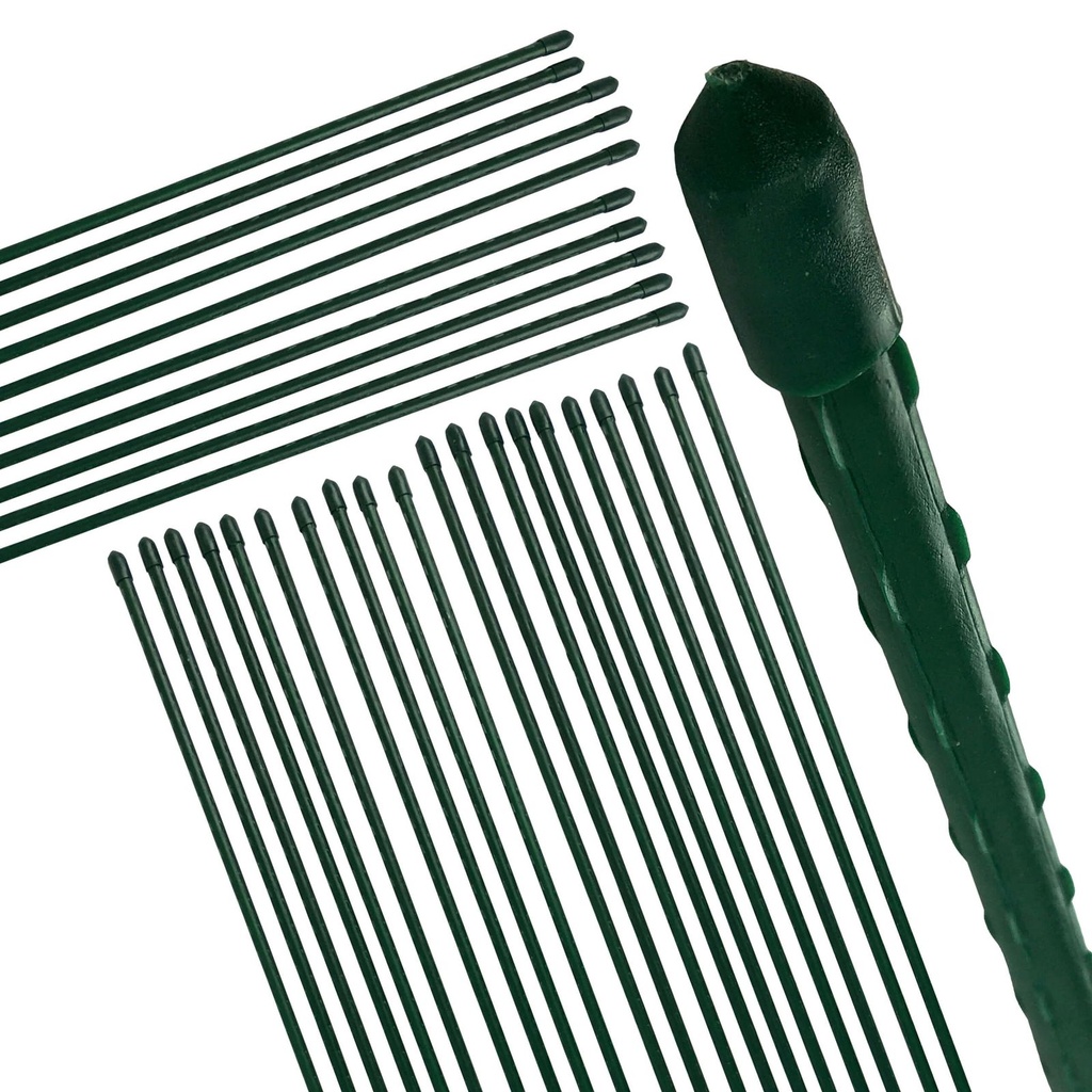 Pflanzstab Rankhilfe Stahl mit Kunststoff Ummantelung grün 90 cm – Galeriebild 5