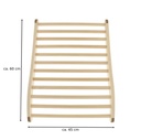 Sauna Rückenlehne XXL 60cm Lindenholz – Galeriebild 3, Artikelnummer 17037