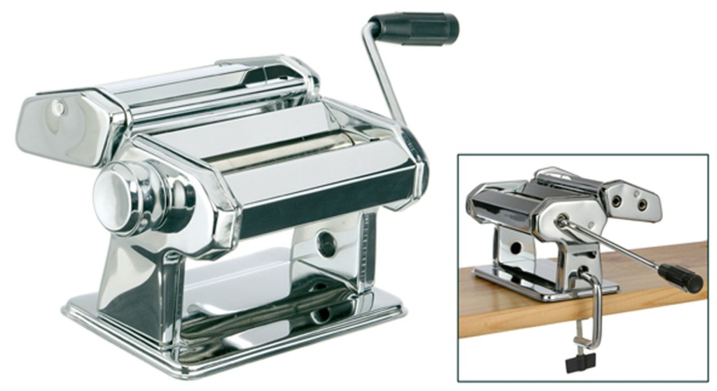 Edelstahl Nudelmaschine Pasta Tagliatelle Maschine – Galeriebild 6, Artikelnummer 7341