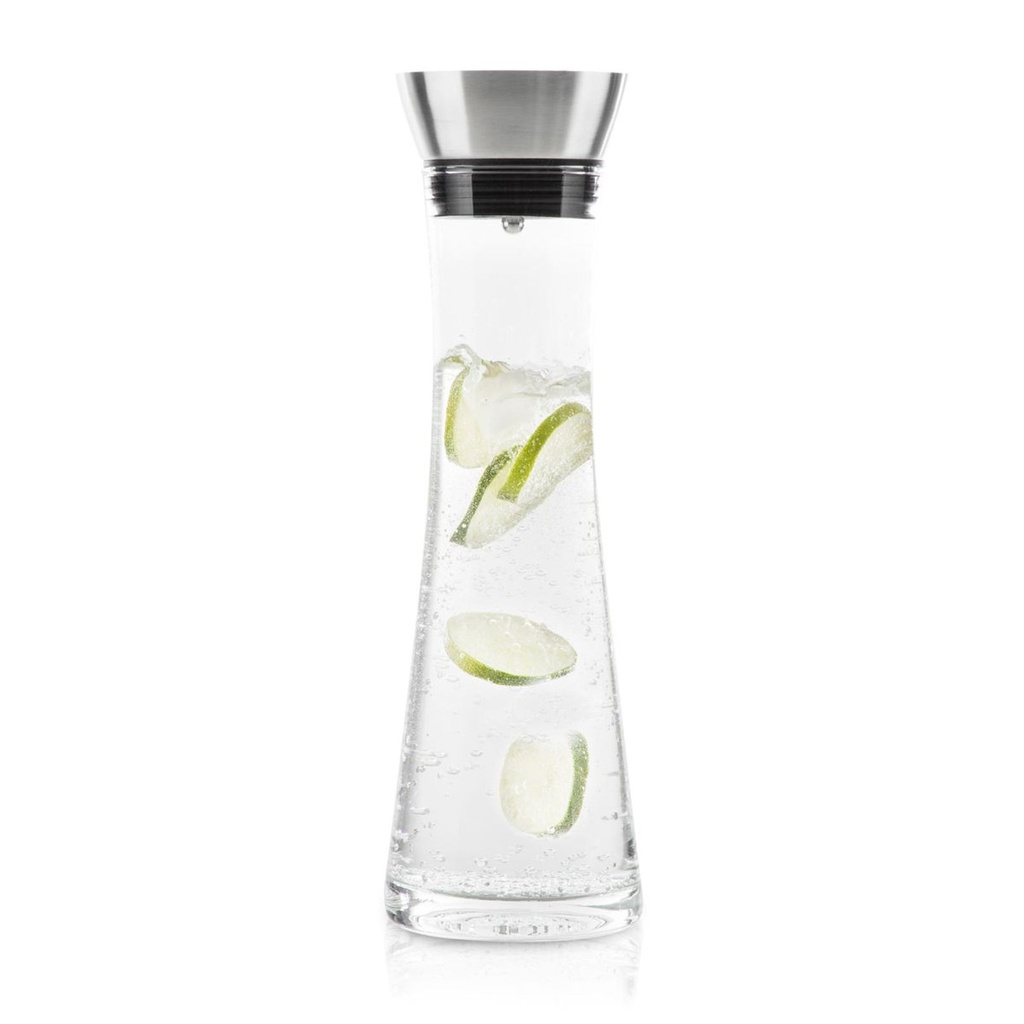 Wasserkaraffe Karaffe Wasserflasche Saftkrug Glaskaraffe Glaskanne 1L – Galeriebild 1, Artikelnummer 8833