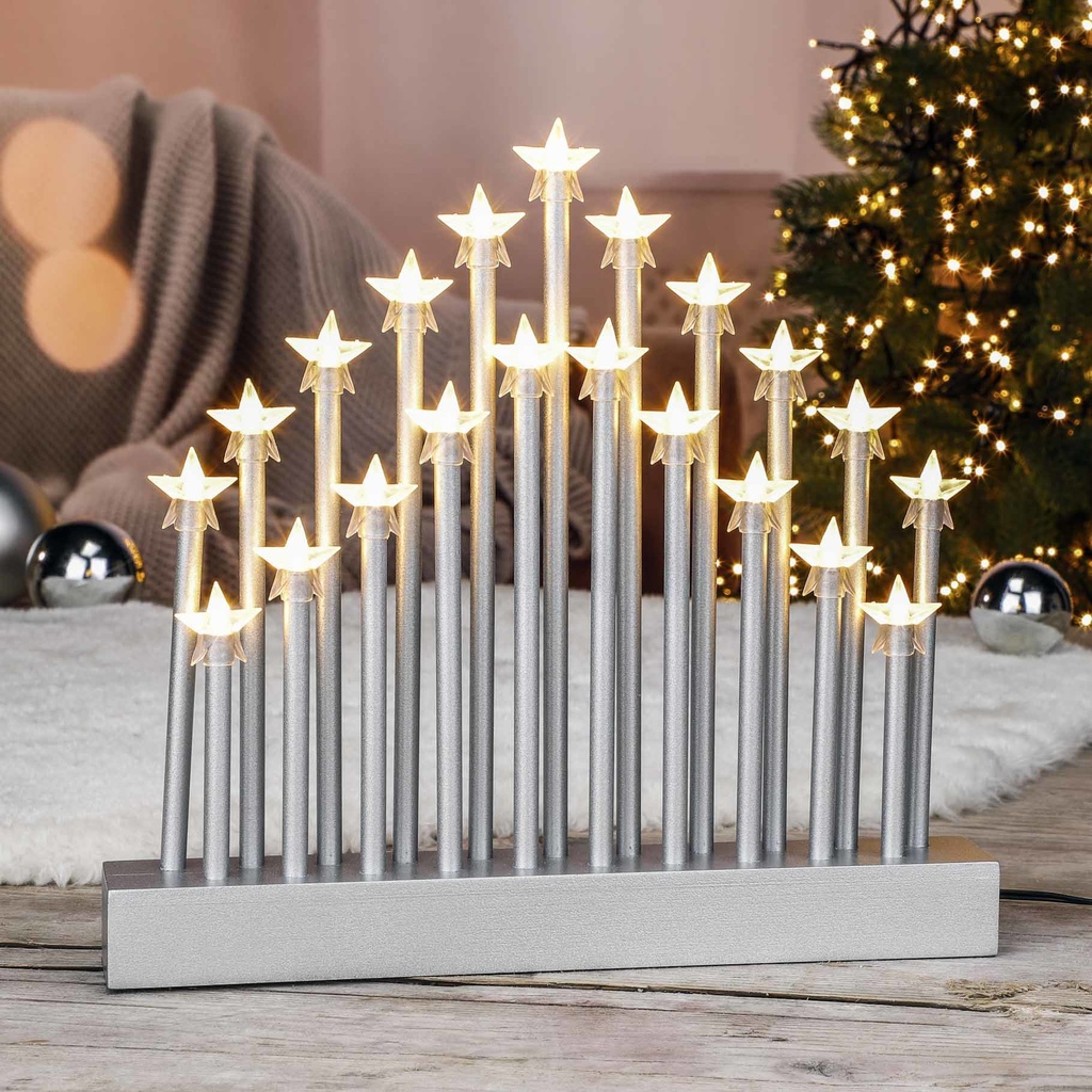 Stimmungsleuchter mit 21 LEDs mit An/Aus Schalter, Artikelnummer 18512