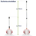 Rollsammler Ø22 cm mit Teleskopstiel 52–120 cm Obstsammler Nusssammler – Galeriebild 10, Artikelnummer 18297