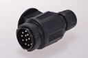 Anhängerstecker Stecker Adapter Auto PKW Beleuchtung 13-polig – Galeriebild 1, Artikelnummer 9753