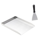 Hochwertige Plancha Grillplatte aus Edelstahl mit Grillspachtel – Galeriebild 2, Artikelnummer 17931