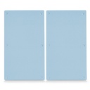 Zeller 2-tlg. Schneideplatten Herdabdeckplatten Silikonfüße – Galeriebild 1, Artikelnummer 17015
