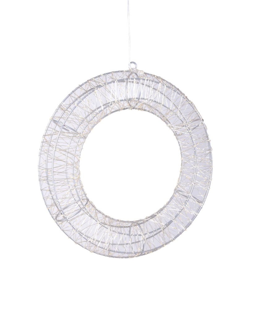 Lichterkranz 38cm mit 900 warmweißen LED und Timer für Innen und Außen – Galeriebild 1, Artikelnummer 18333