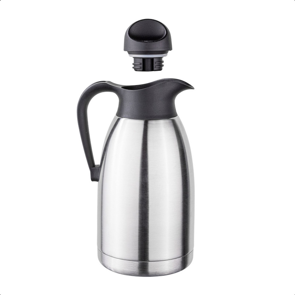 Edelstahl 2-Liter-Isolierkanne mit praktischem Schraubverschluss – Galeriebild 3, Artikelnummer 17277