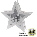 LED Lichterbild Leuchtstern Weihnachtsstern Beleuchtung Silhouette – Galeriebild 1, Artikelnummer 8609