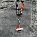 Pride 8er Set Metall-Schlüsselanhänger verschiedene Designs Regenbogen – Galeriebild 6, Artikelnummer 18038