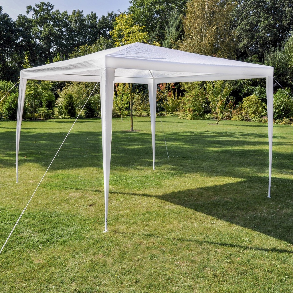 Pavillon 3x3m ohne Seitenwände weiß – Galeriebild 2, Artikelnummer 15871