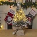Weihnachtsdeko Set mit LED Baum, Lichterkette & Wichtel auf Holzstern – Galeriebild 2, Artikelnummer 18302