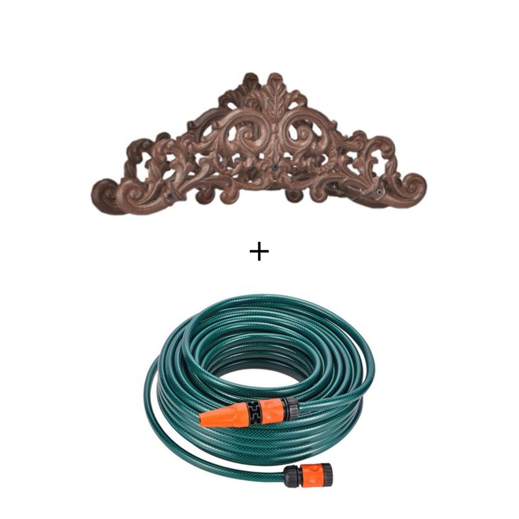 Gartenschlauch Schlauch Gartenschlauchhalter Halterung Garten Bewässerung Set – Galeriebild 1, Artikelnummer 12658