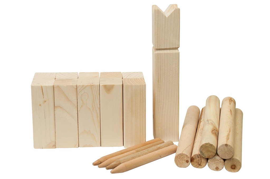 Strand Kubb Nordisches Wurfspiel Holz – Galeriebild 3, Artikelnummer 9536