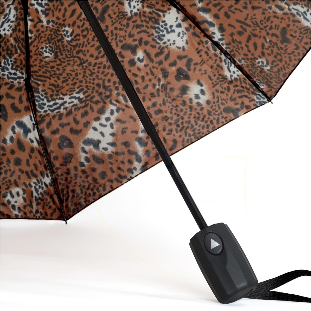 Taschenschirm Tigermuster Automatik Polyester 100cm Ø 8 Streben – Galeriebild 5, Artikelnummer 18149