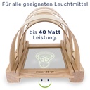 Sauna Lampenschirm Holzblendschirm L200xB195xH165mm – Galeriebild 4, Artikelnummer 1511