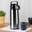 Edelstahl Airport Pumpkanne Thermoskanne Fassungsvermögen 1,9 Liter – Galeriebild 1, Artikelnummer 17215
